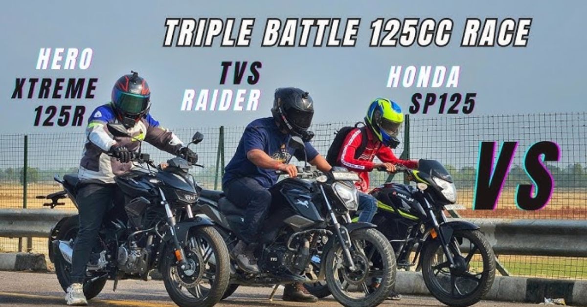 TVS Raider Honda SP 125 Hero Xtreme 125R